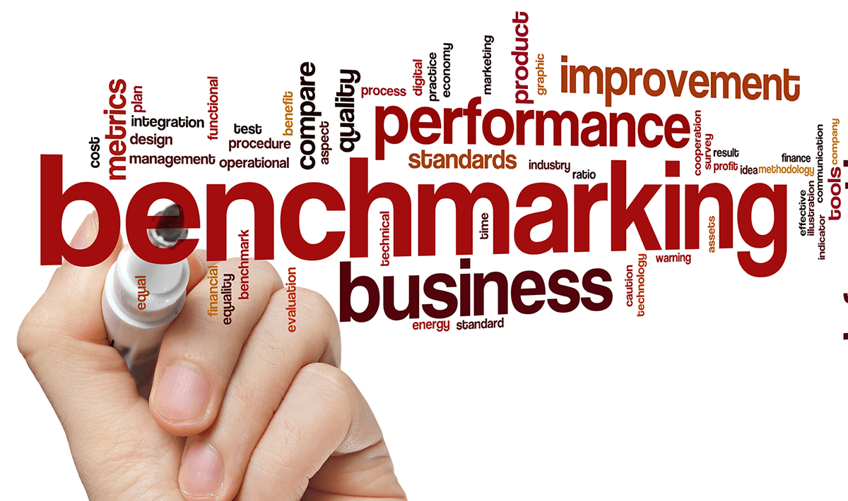 BPS and benchmarking word cloud