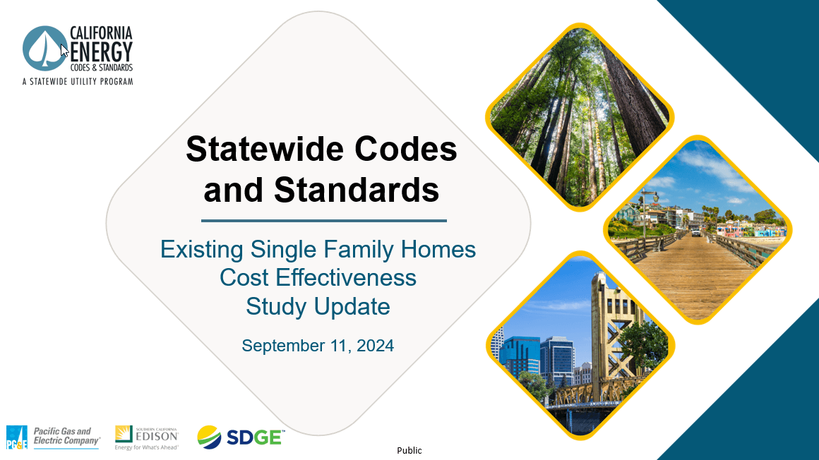 Opening frame of 2024 Updates to Single Family Retrofits webinar